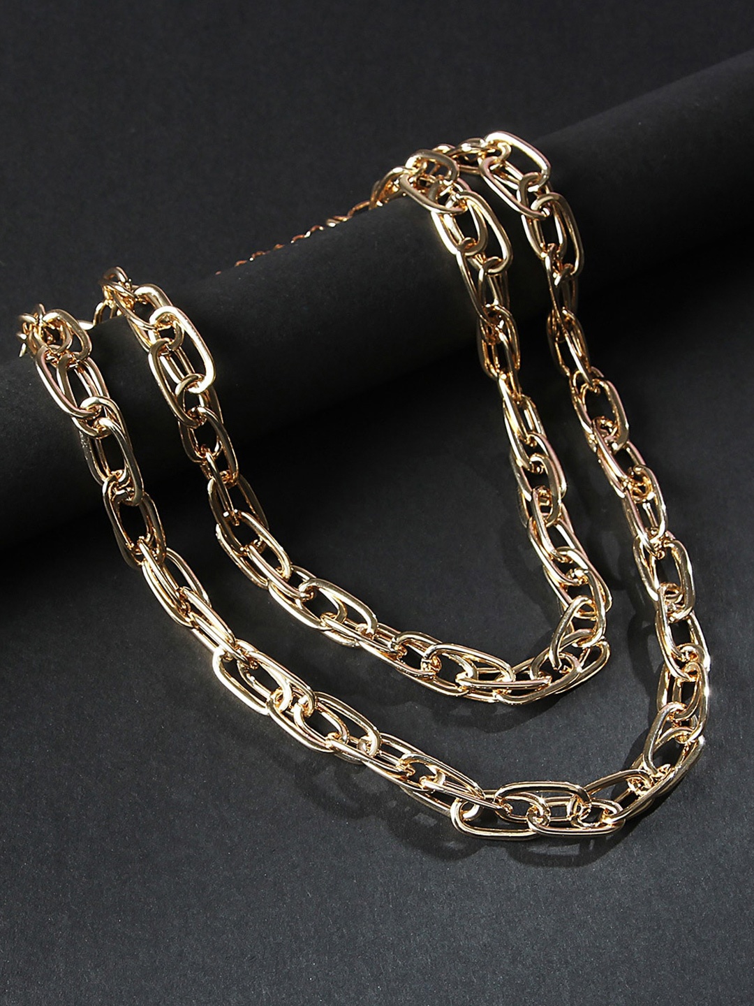 

Kazo Gold-Toned Gold-Plated Chain Necklace