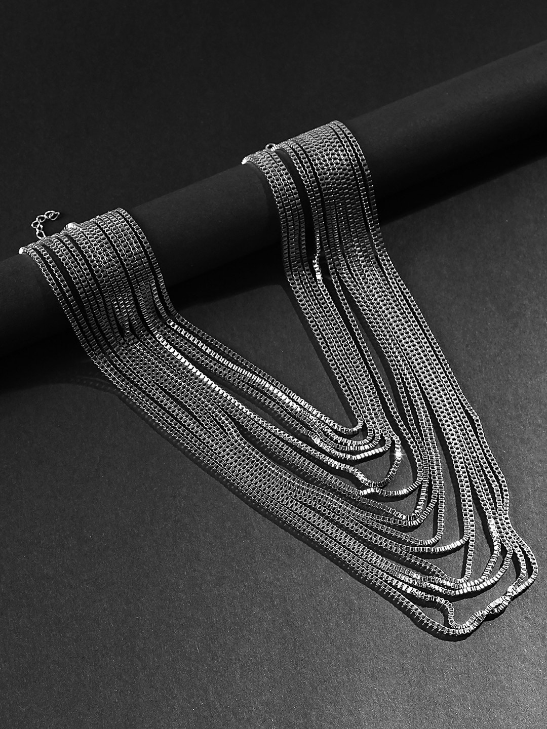 

Kazo Silver-Plated Layered Necklace