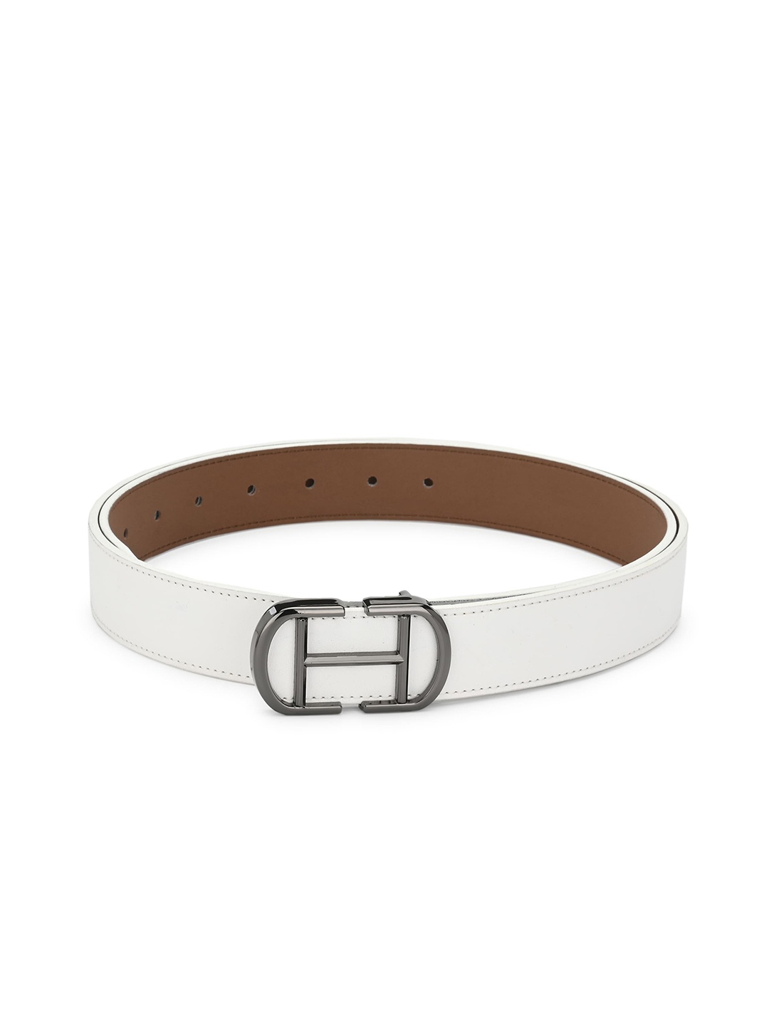 

Calvadoss Girls White PU Belt