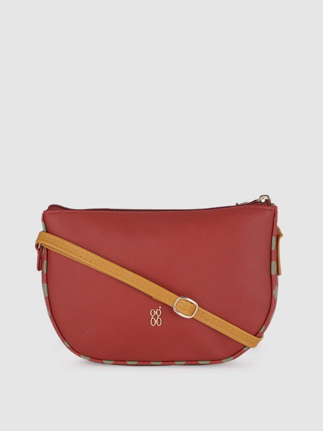 

Baggit Red Structured Sling Bag