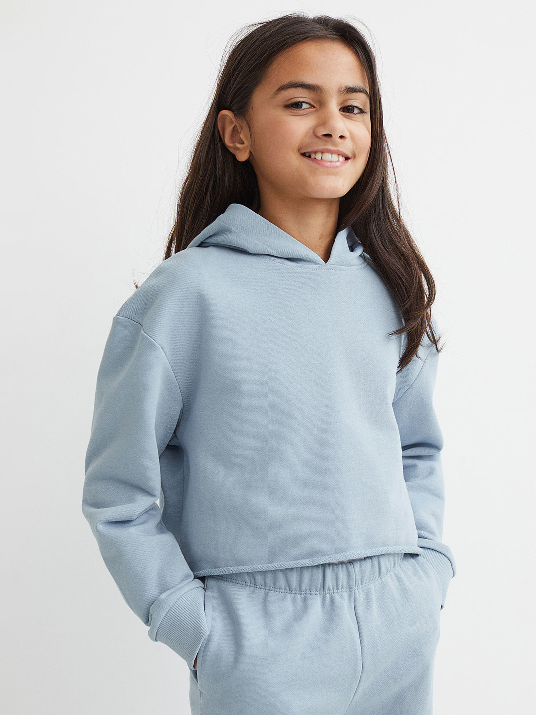 

H&M Girls Blue Pure Cotton Sports Hoodie