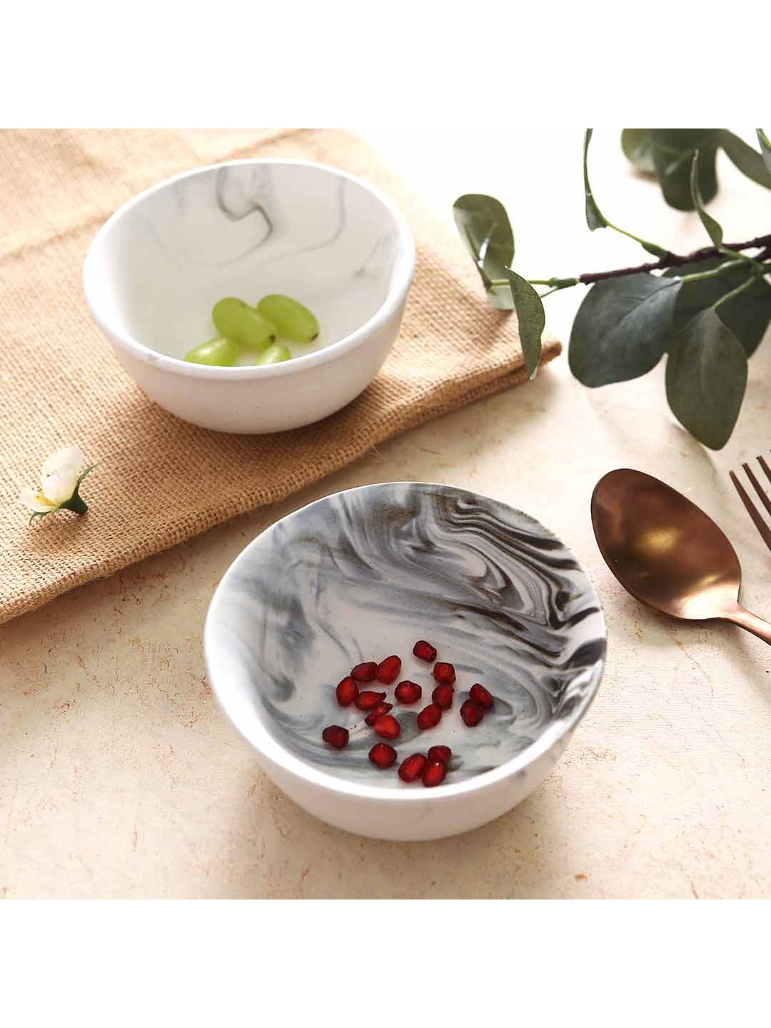 

Wonderchef White & Grey 2 Pieces Teramo Stoneware Soup Bowls