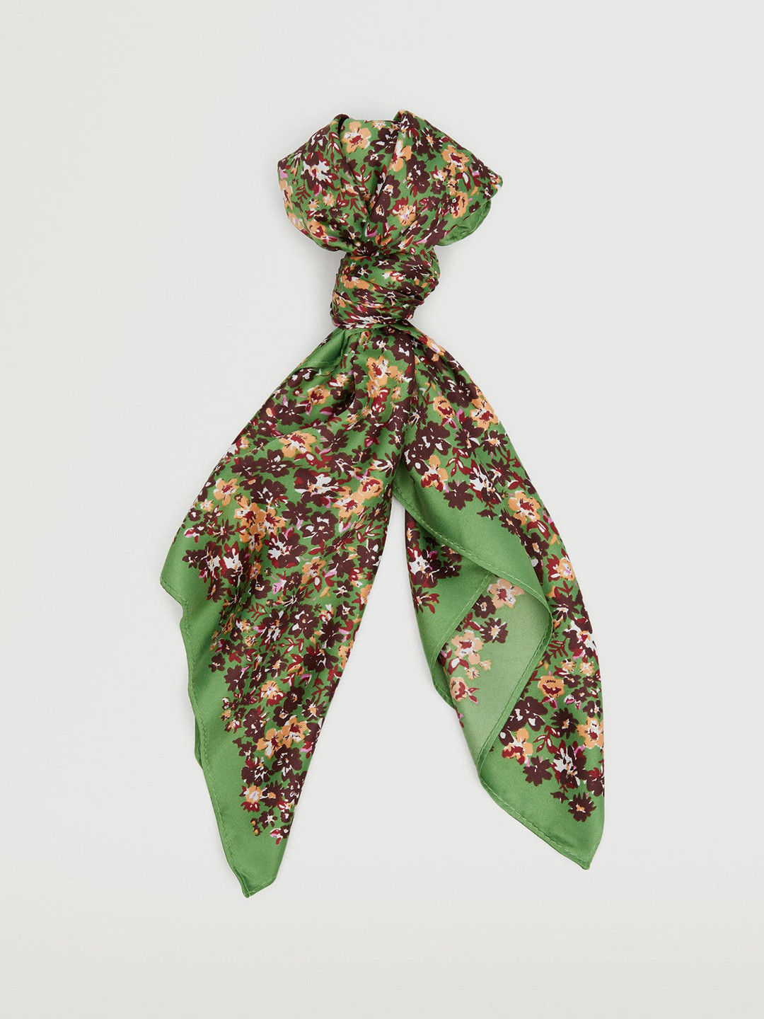 

MANGO Women Printed Scarf, Green