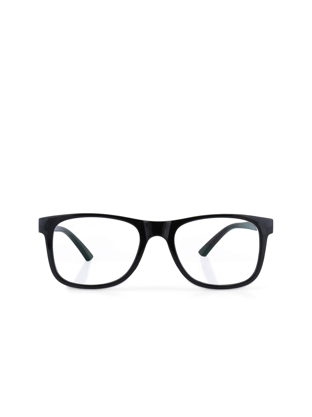 

Intellilens Unisex Black Full Rim Wayfarer Frames with Blue Cut Anti Glare Computer