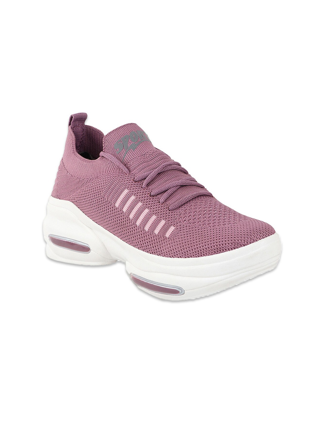 

Shoetopia Women Lavender Woven Design Walking Non-Marking Shoes