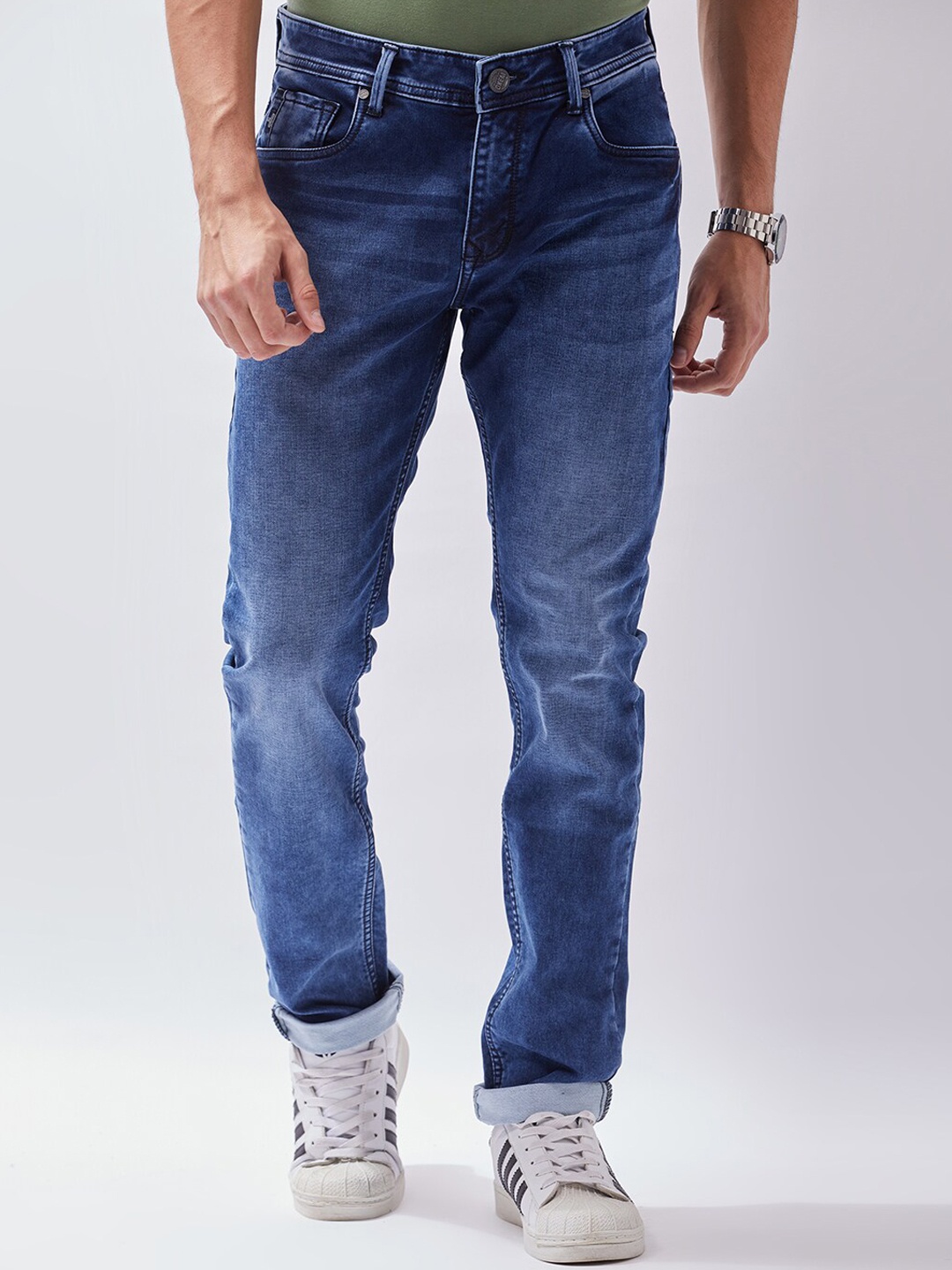 

Oxemberg Men Blue Lean Slim Fit Jeans