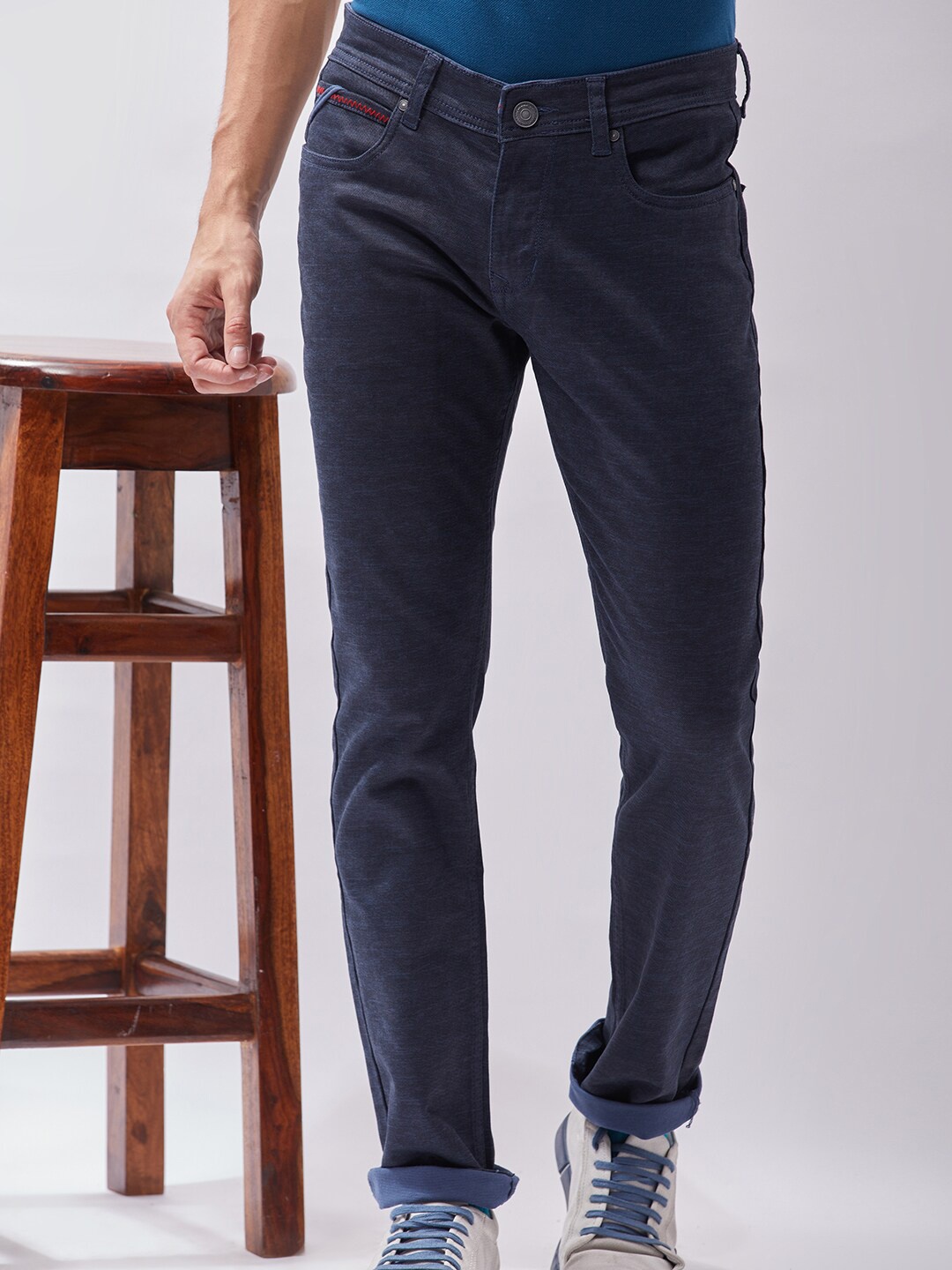 

Oxemberg Men Blue Lean Slim Fit Jeans