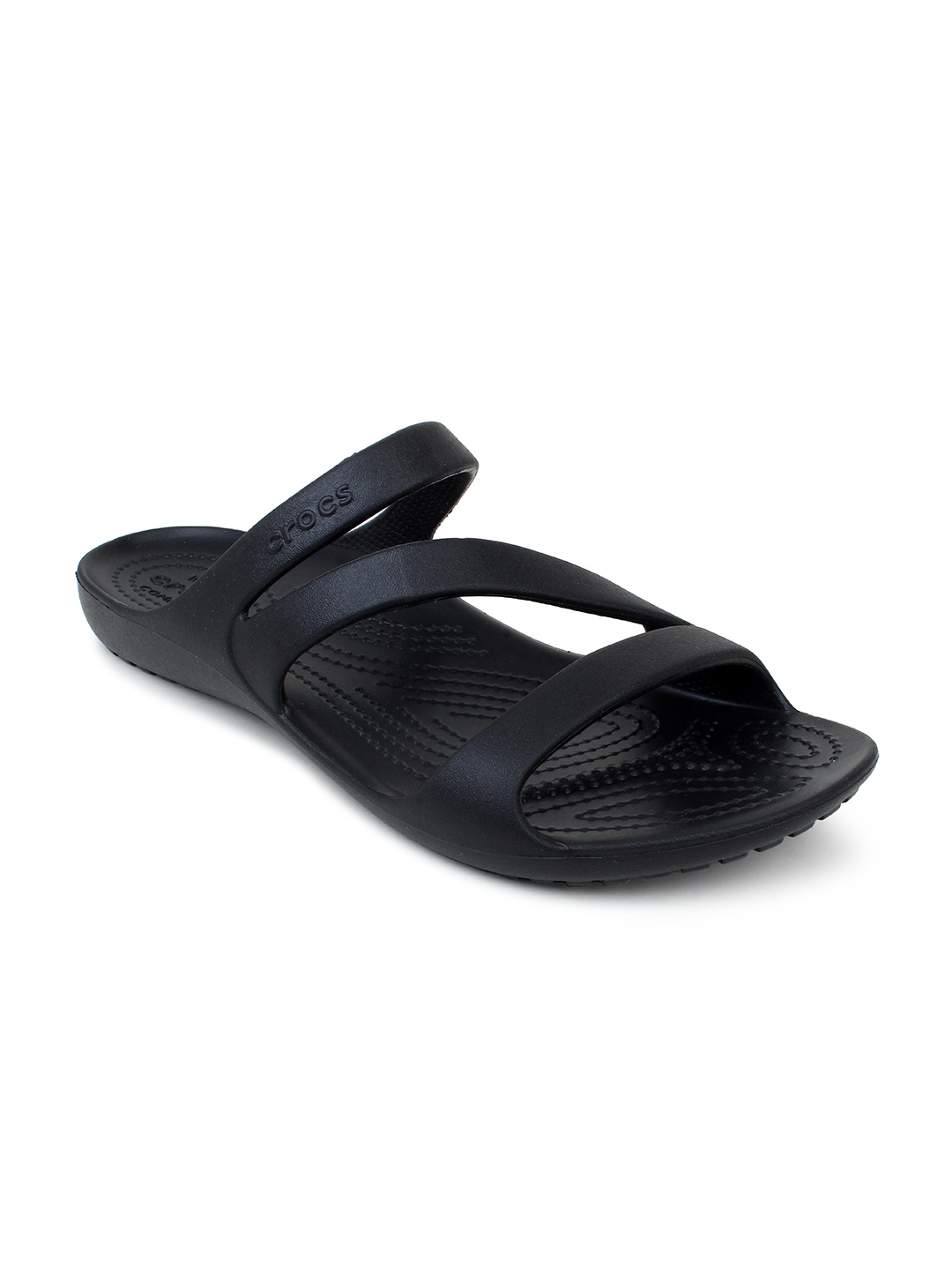 

Crocs Women Black Open Toe Flats