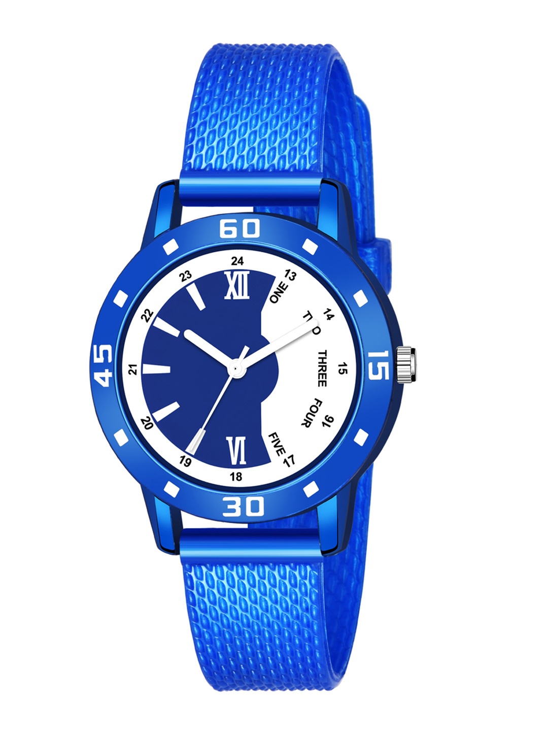 

HAPPY KHAJANA Women Blue Brass Dial & Straps Analogue Watch WMN_3005