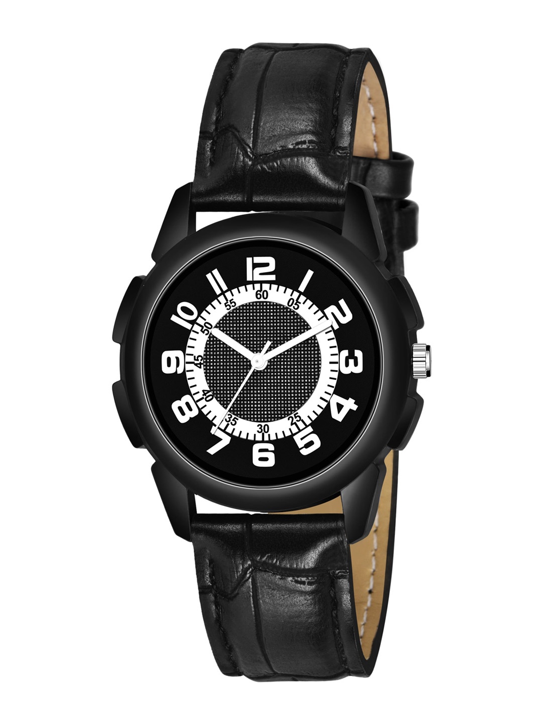 

HAPPY KHAJANA Women Black Brass Dial & Straps Analogue Watch WMN_3007