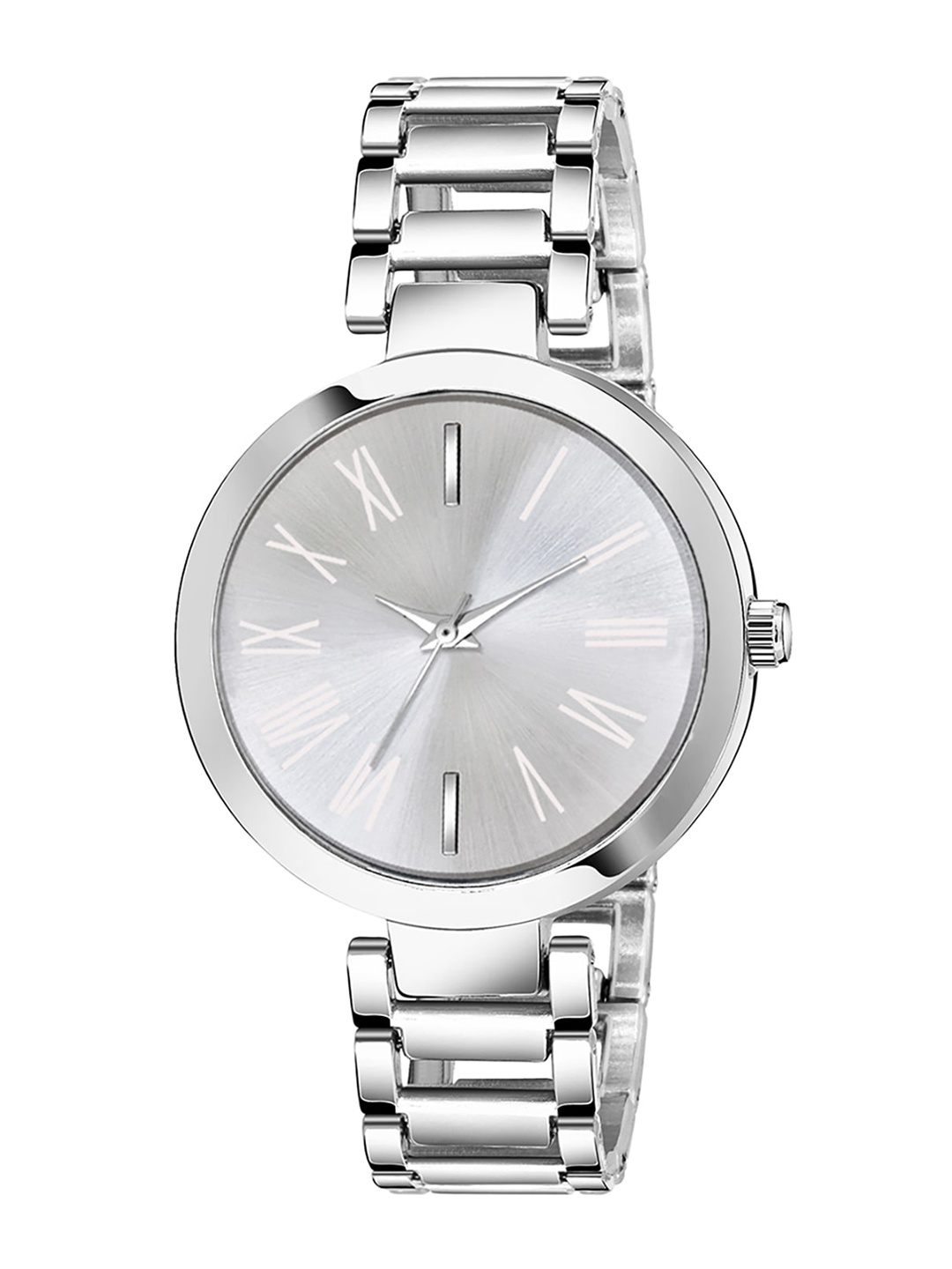 

HAPPY KHAJANA Women Silver-Toned Dial & Silver Toned Straps Analogue Watch LADIES_861