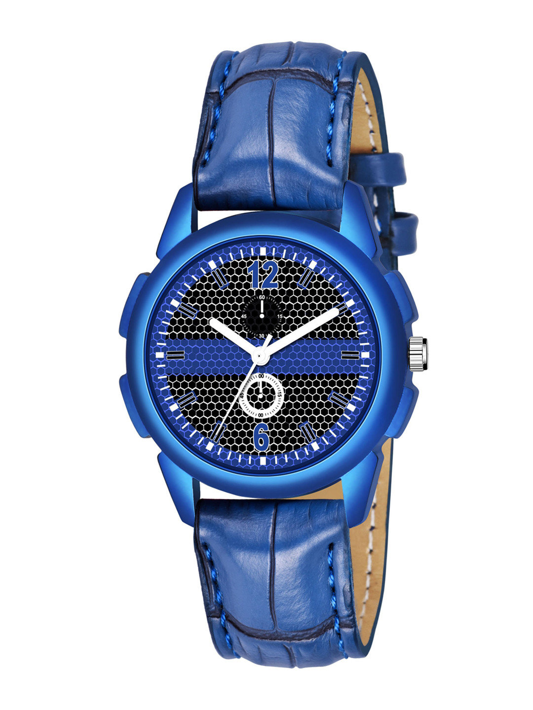 

HAPPY KHAJANA Women Blue Brass Dial & Straps Analogue Watch WMN_3011