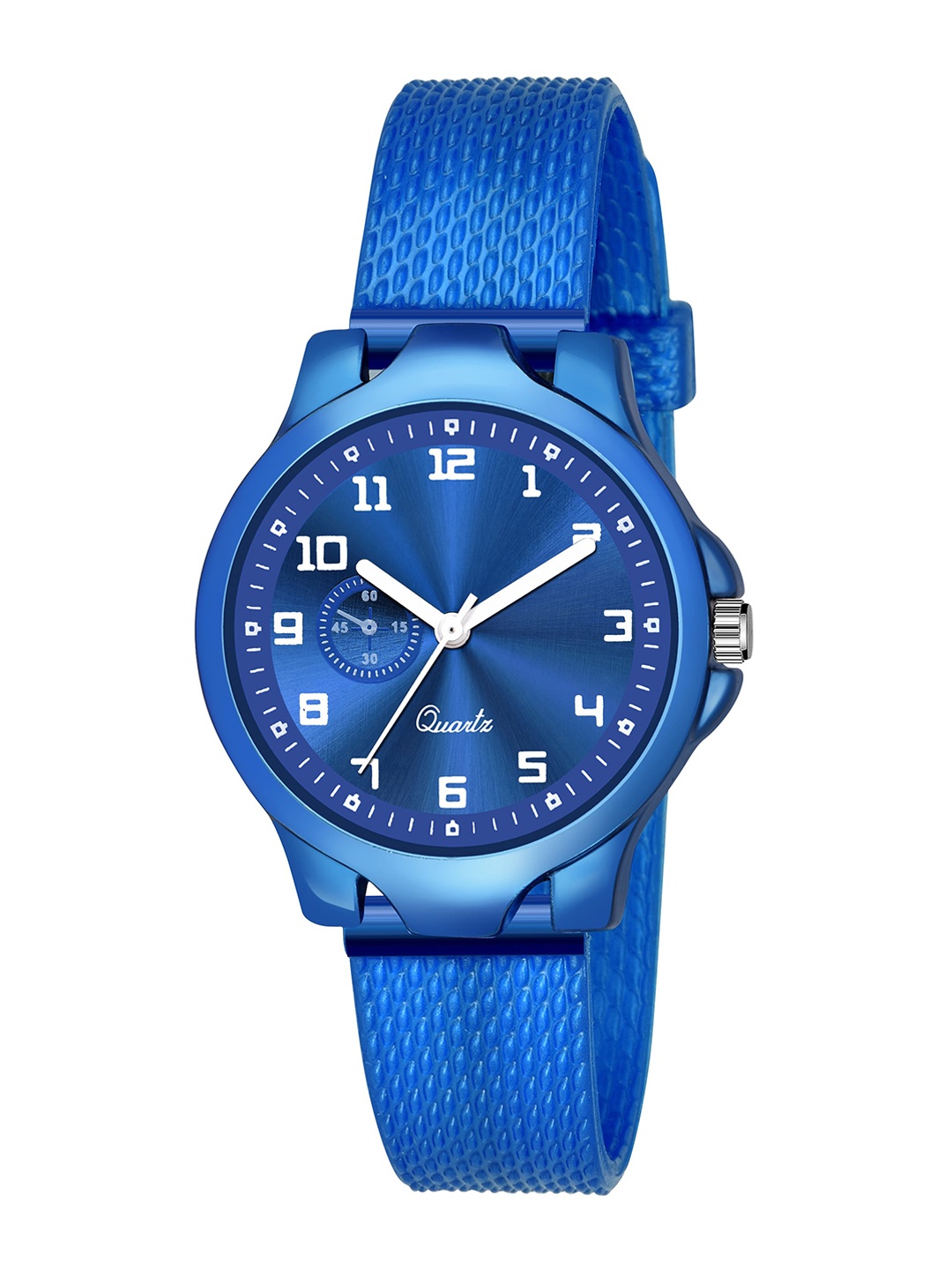 

HAPPY KHAJANA Women Blue Brass Dial & Blue Straps Analogue Watch