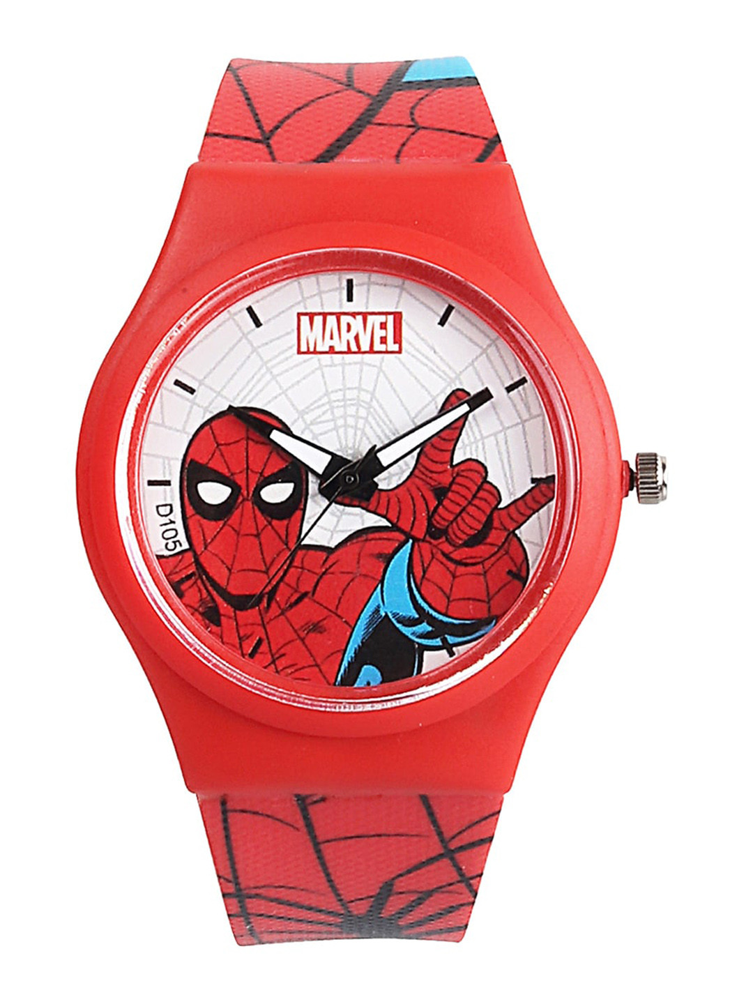 

Marvel Unisex Kids Red Marvel Printed Dial & Red Straps Analogue Watch W9Y-VCPL-MRV-AZ95-Red