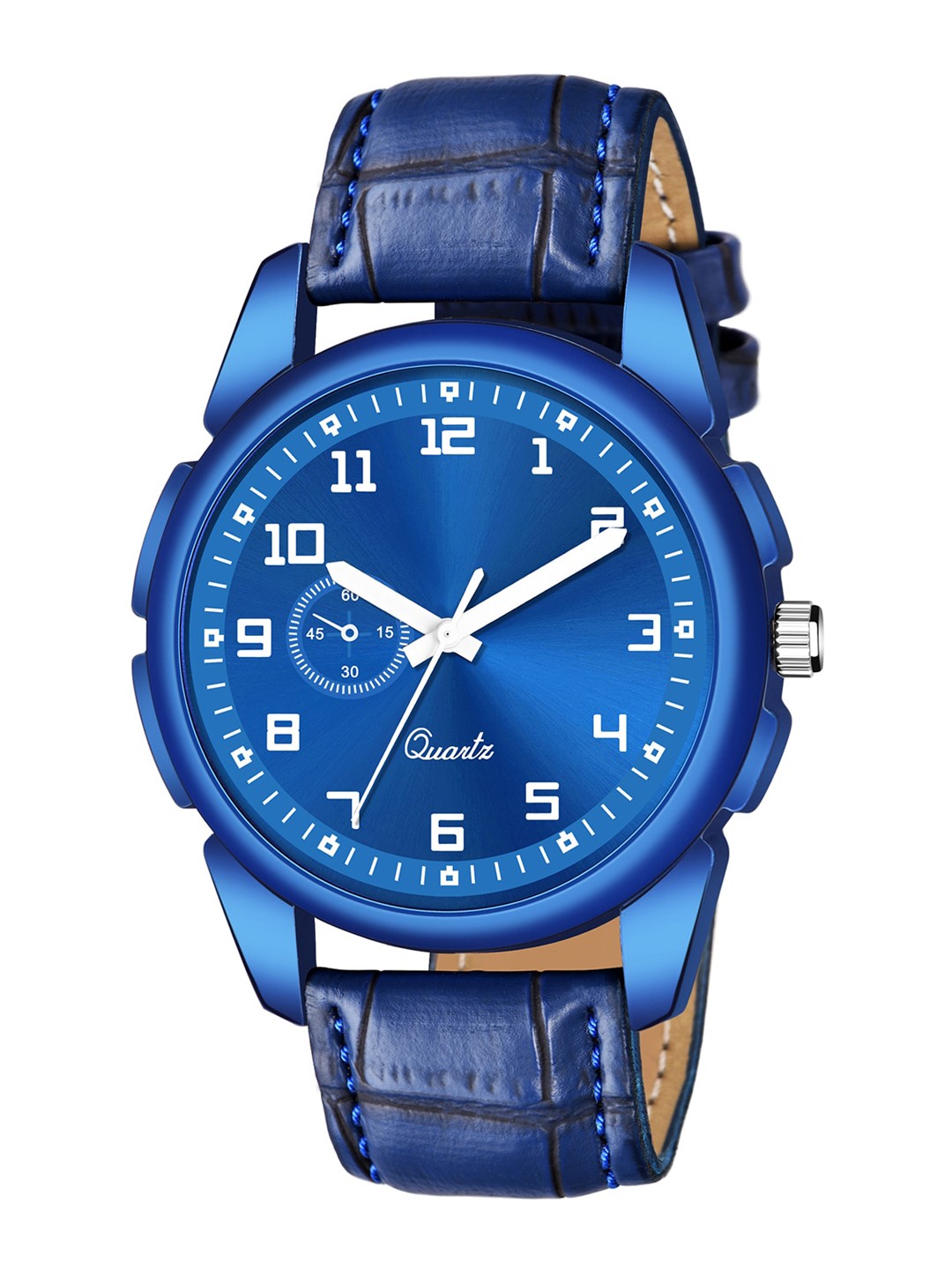 

HAPPY KHAJANA Men Blue Brass Dial & Blue Straps Analogue Watch KJR_555-Blue