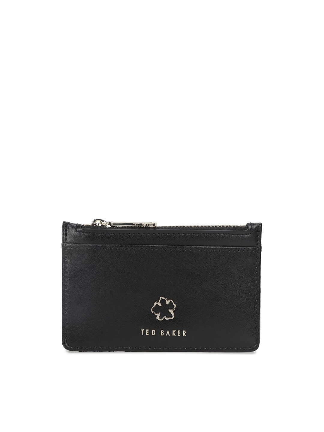 

Ted Baker Women Black & White Leather Card Holder