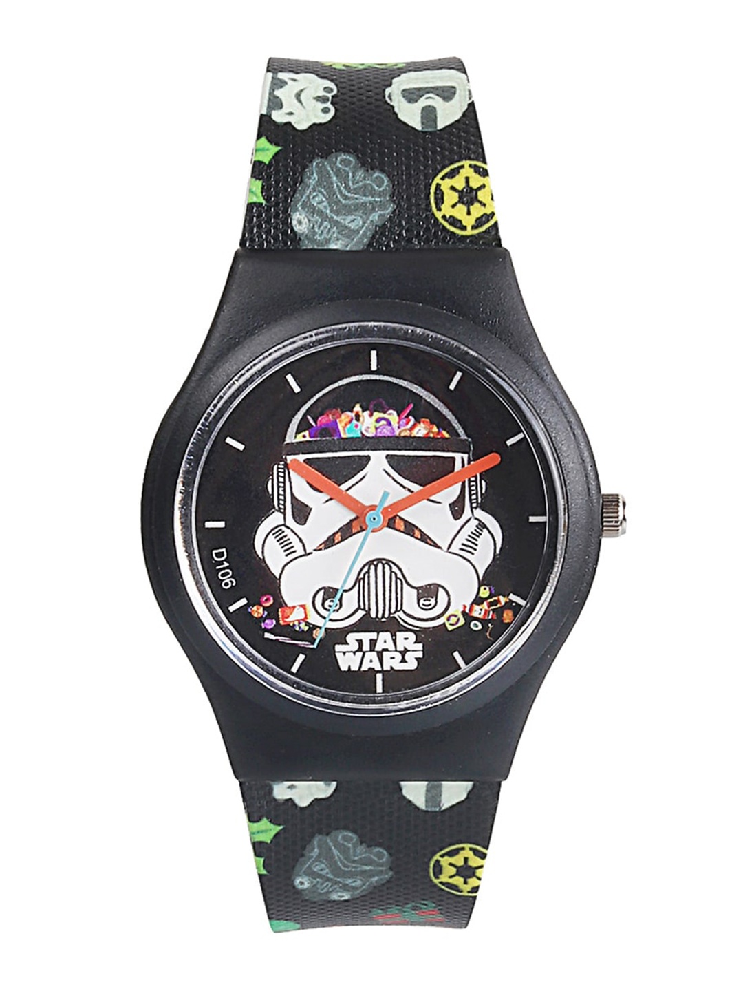 

Marvel Unisex Kids Black Printed Dial & Black Straps Analogue Watch