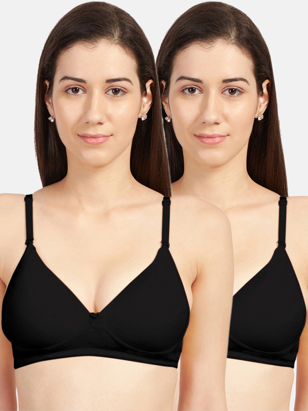 

Sonari Black Set Of 2 Heavily Padded Seamless Push-Up Bra