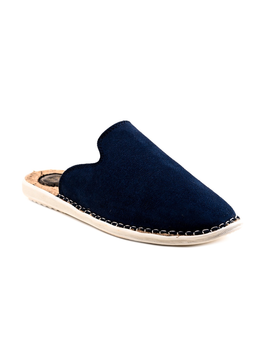 

MONKSTORY Men Blue Solid Mules