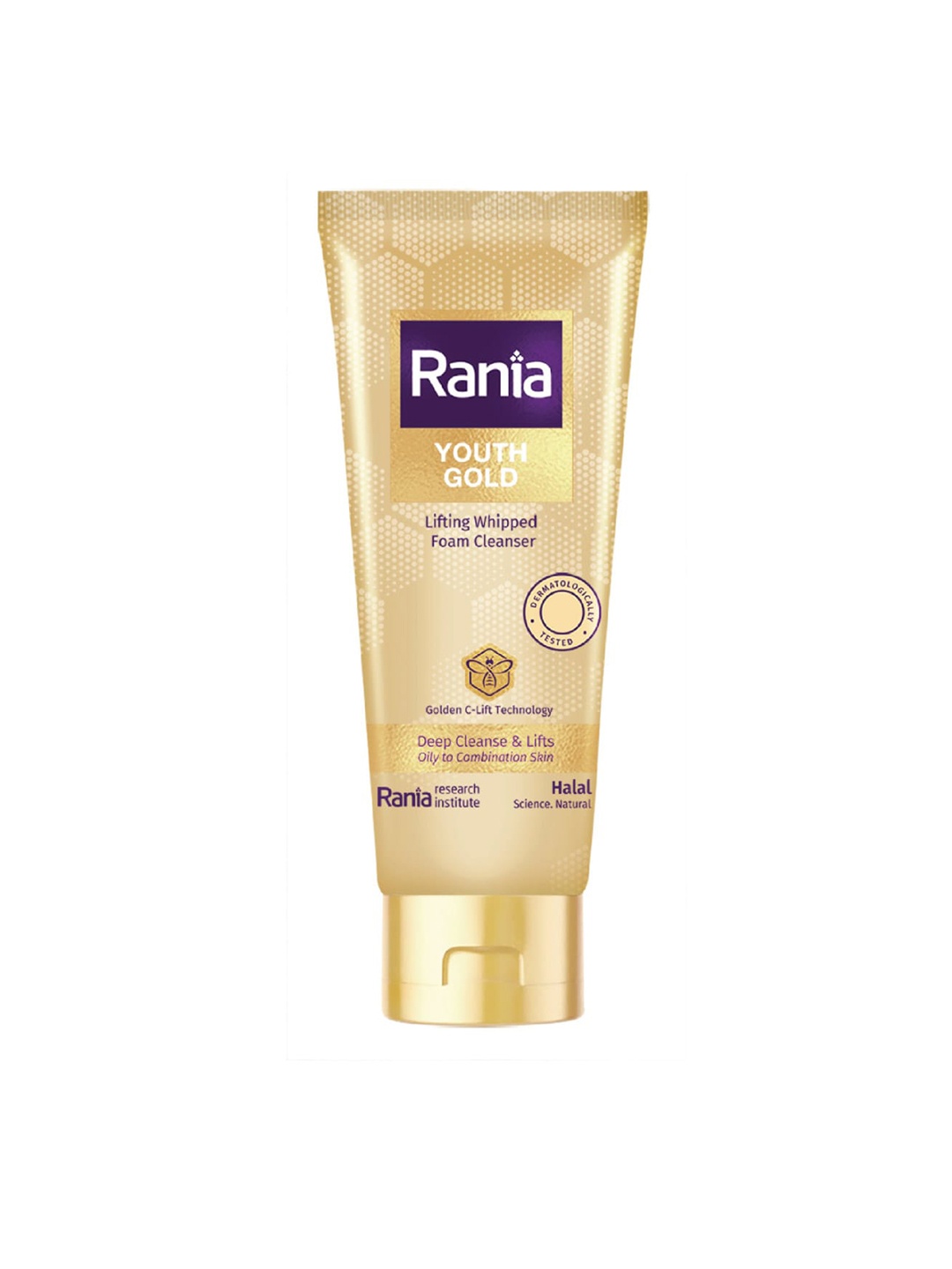 

Rania Youth Gold Lifting Whipped Foam Cleanser with Gold Stabilized Vitamin C - 100g