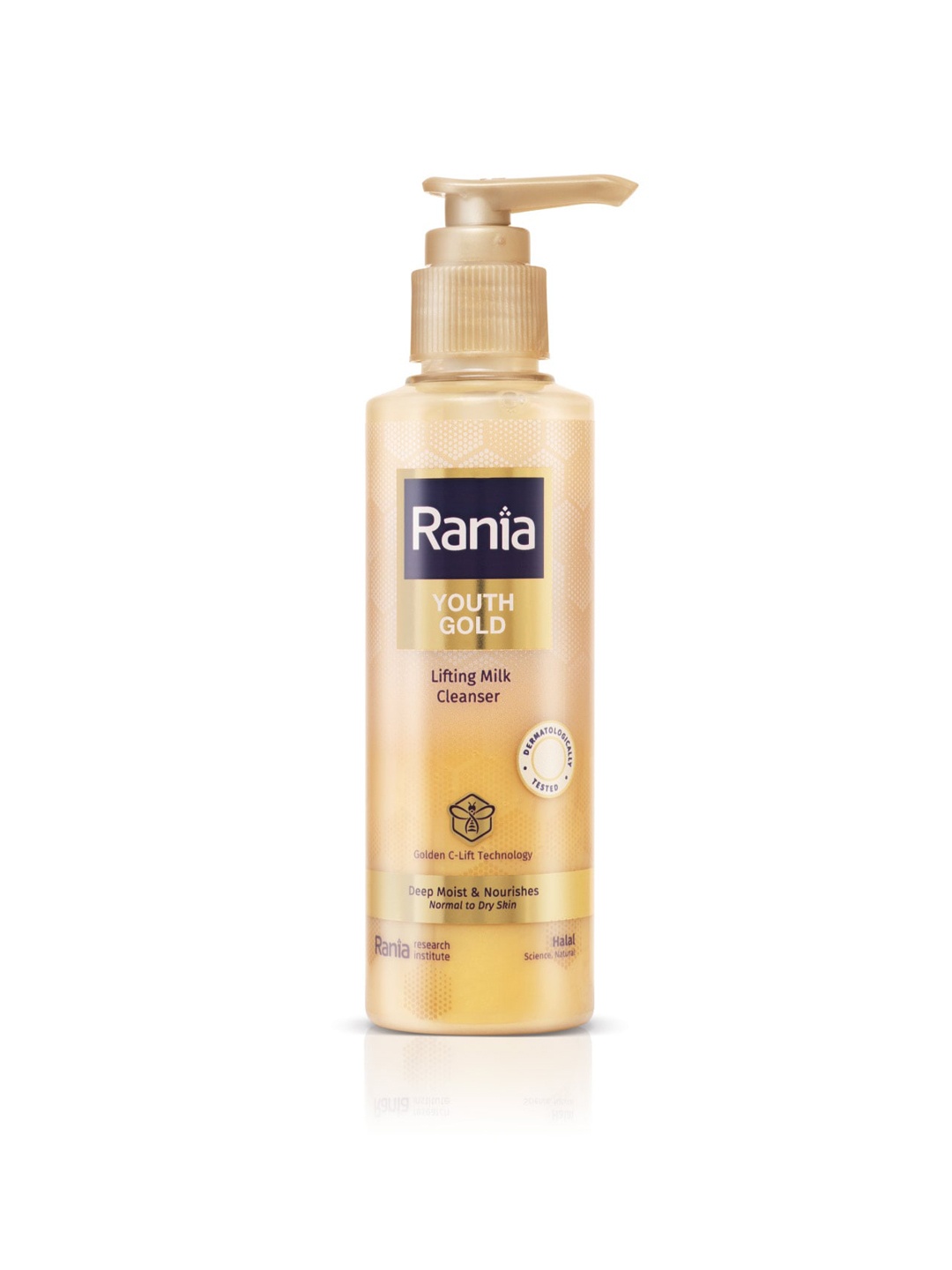 

Rania Youth Gold Lifting Milk Cleanser with Gold Stabilized Vitamin C - 150ml