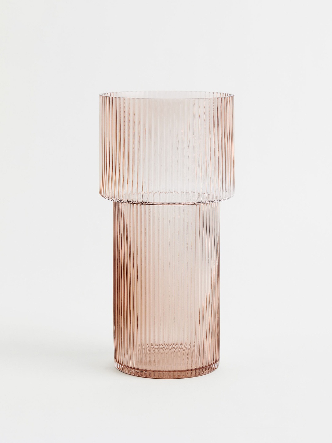 

H&M Beige Large Glass Vase