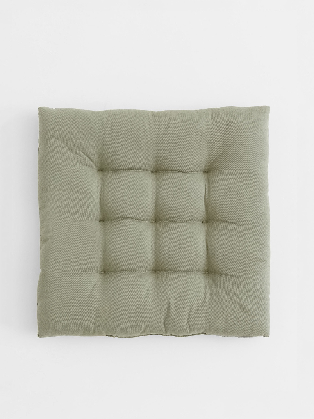 

H&M Sage Green Twill Seat Cushion