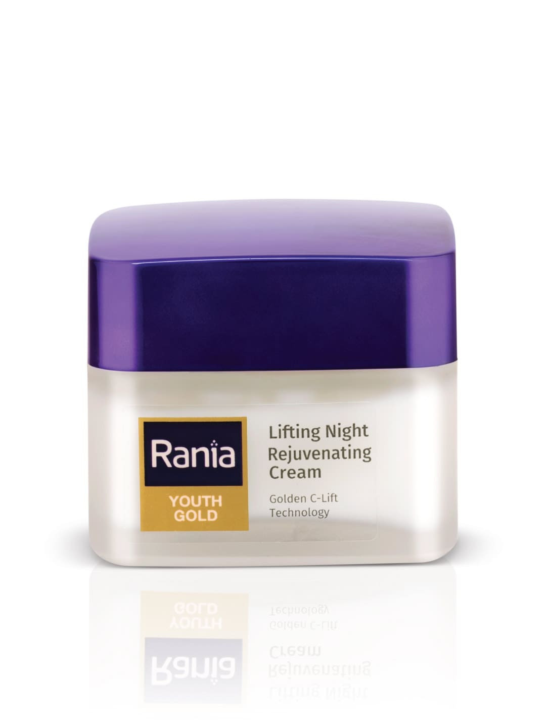 

Rania Youth Gold Lifting Night Rejuvenating Cream with Gold Stabilized Vitamin C - 45g, Blue