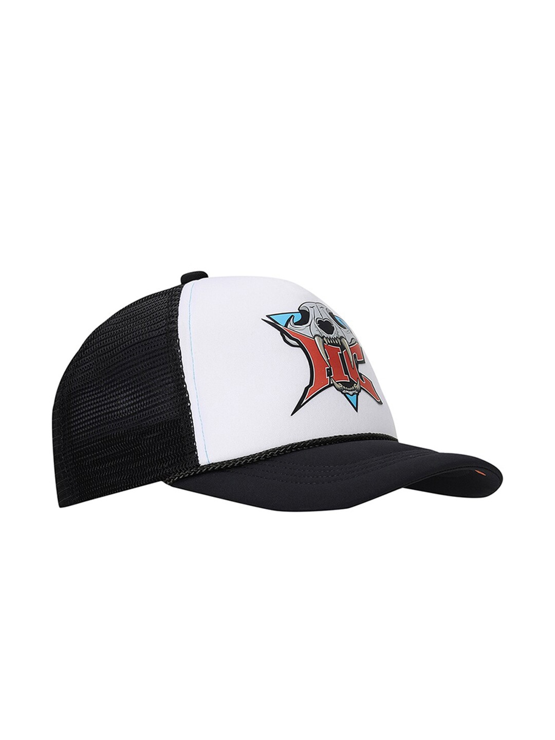 

Puma Unisex Black & White Colourblocked Visor Cap