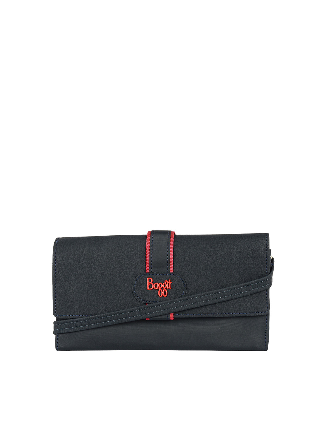

Baggit Women Navy Blue & Red Envelope