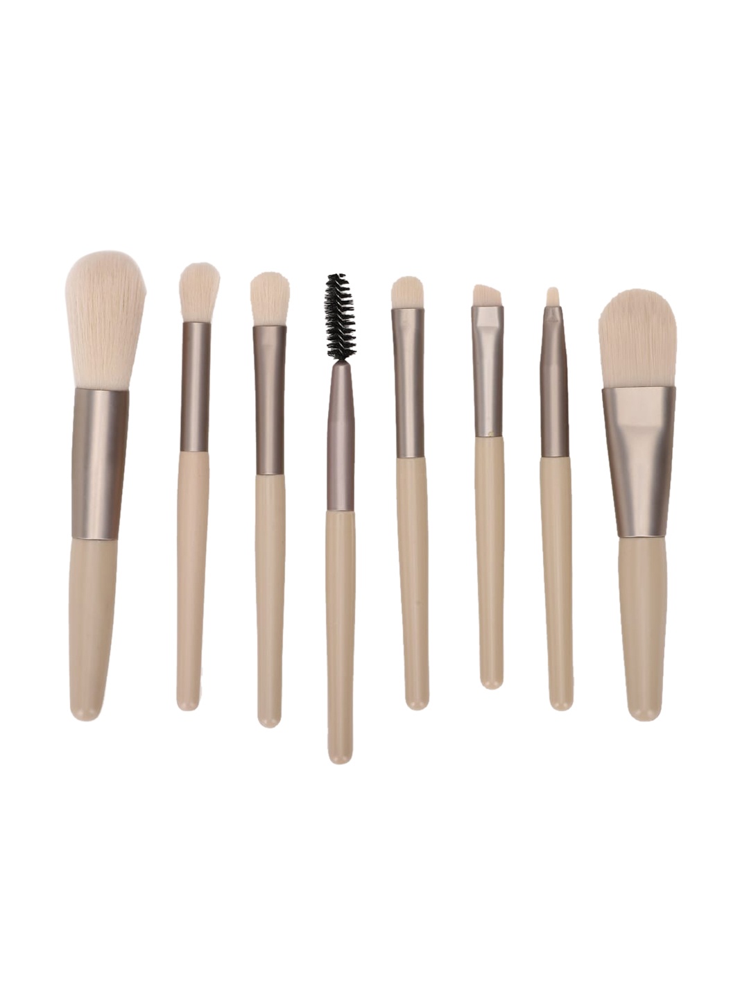 

FOREVER 21 Makeup Brushes with Pouch, White