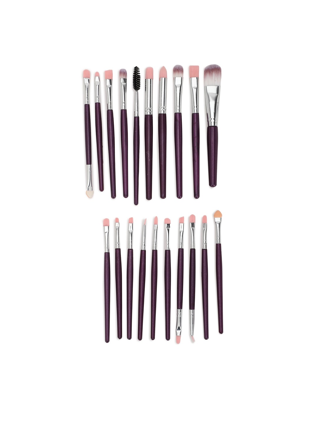 

FOREVER 21 Set of 20 Solid Makeup Brushes, Purple