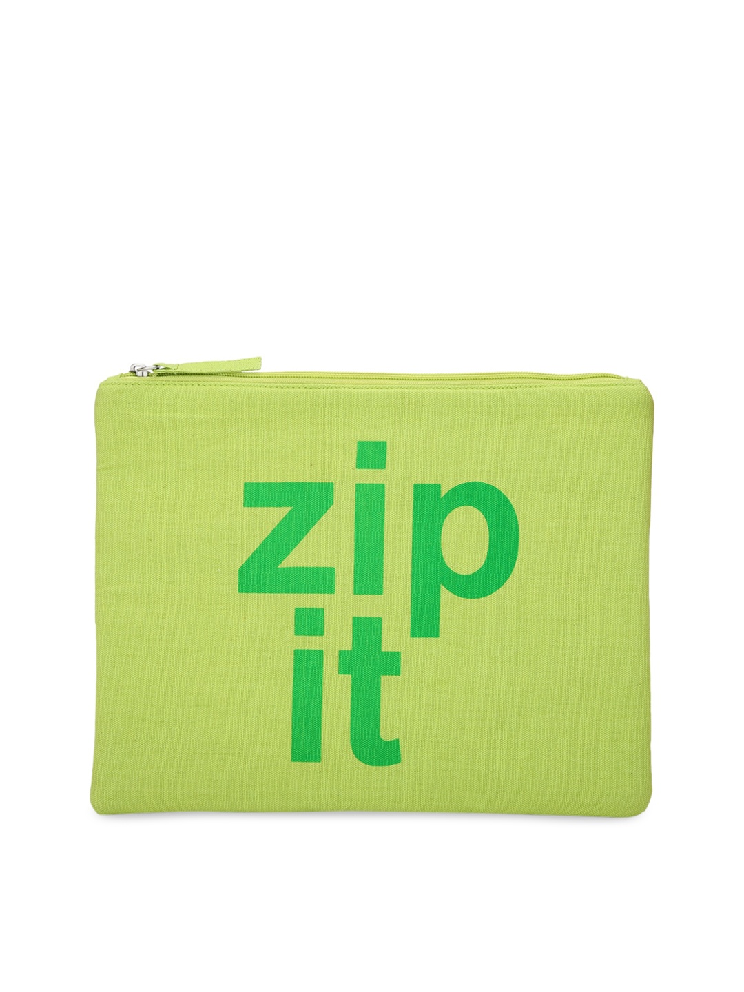 

FOREVER 21 Women Green Printed Handheld Bag