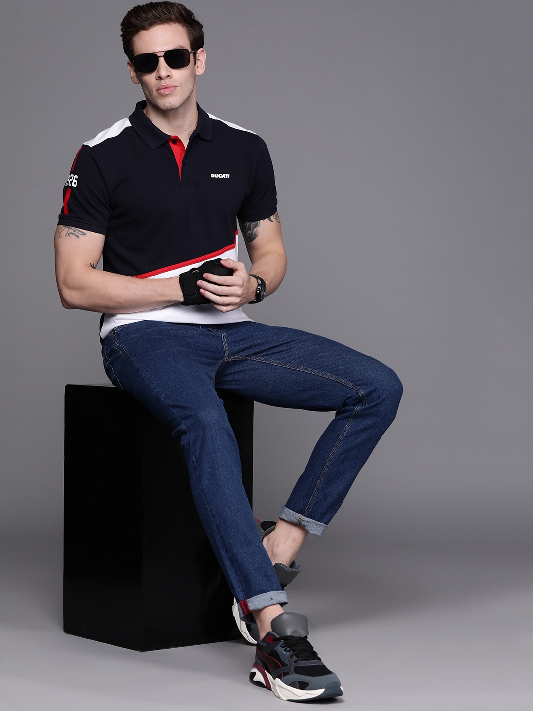 

Ducati Men Blue Skinny Fit Stretchable Jeans