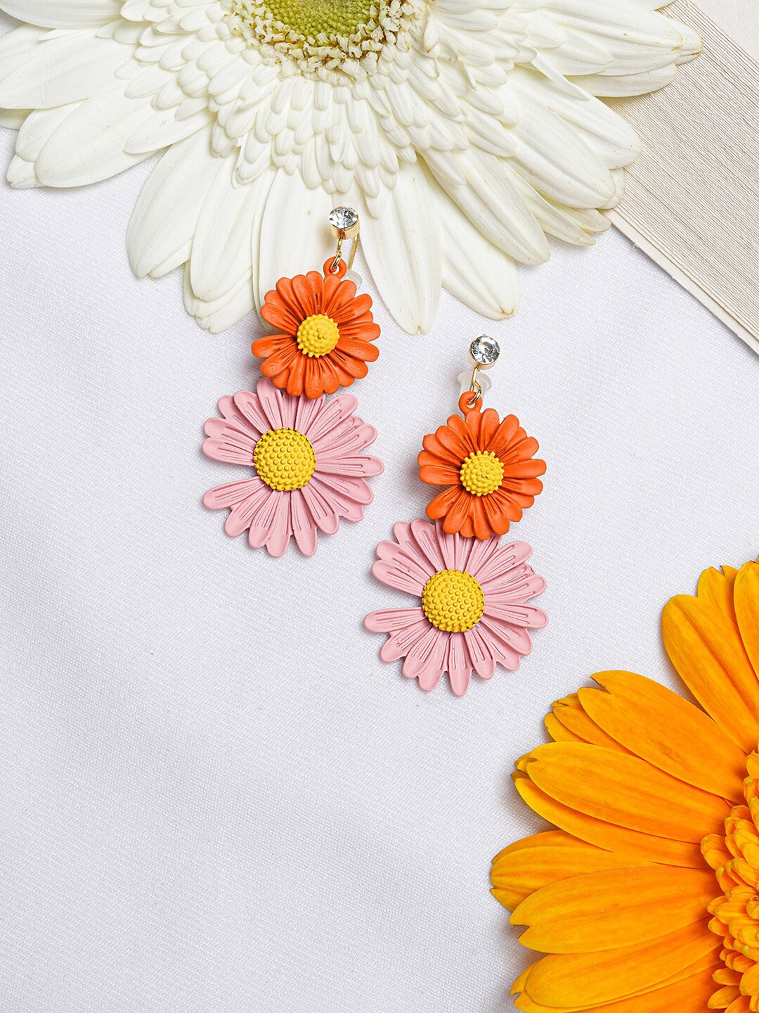 

JOKER & WITCH Multicoloured Contemporary Drop Earrings, Multi
