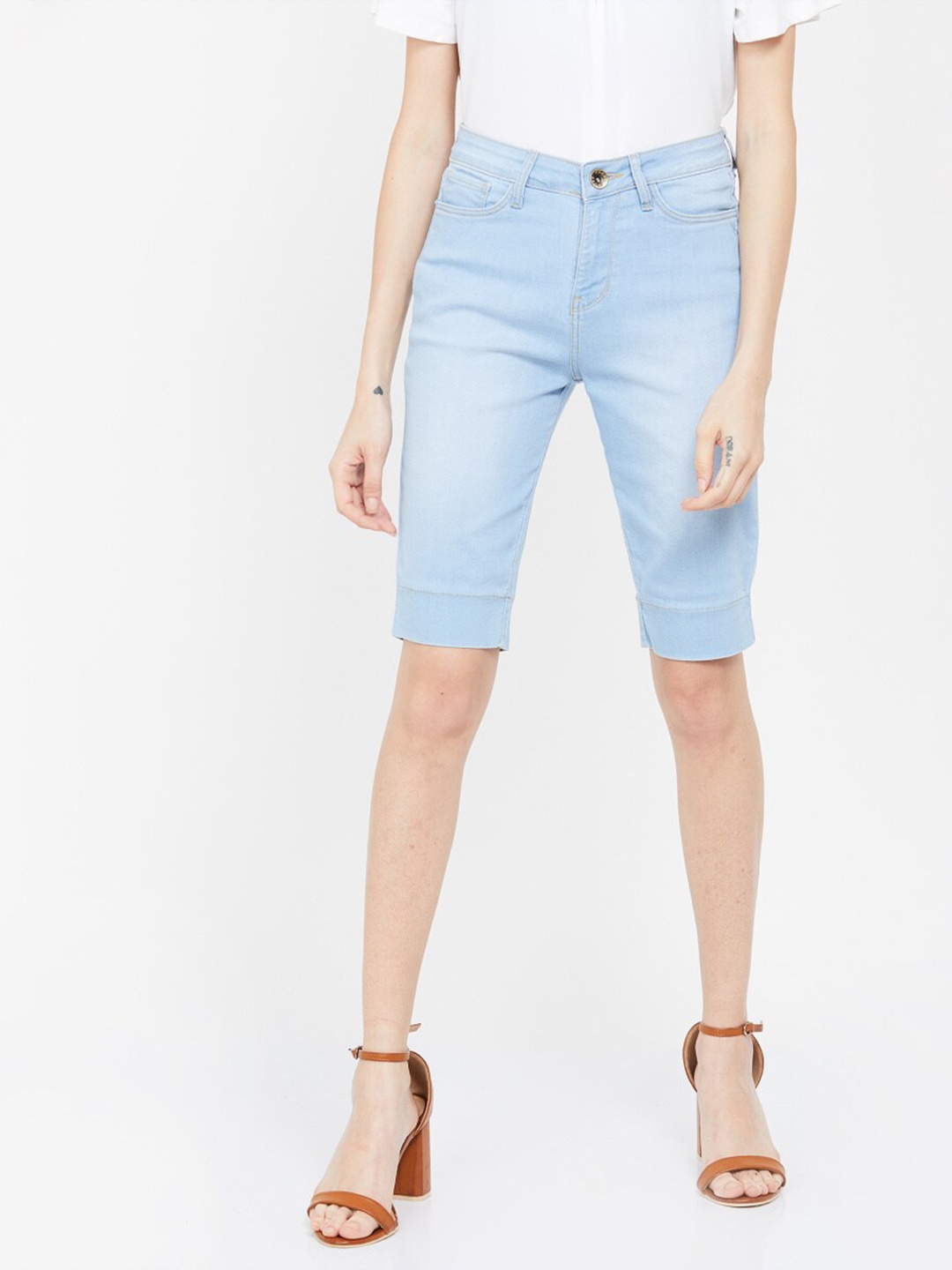 

Xpose Women Light Blue Capris