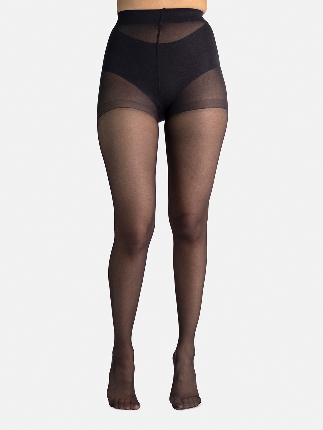 

Theater Women Black Solid Sheer Stockings