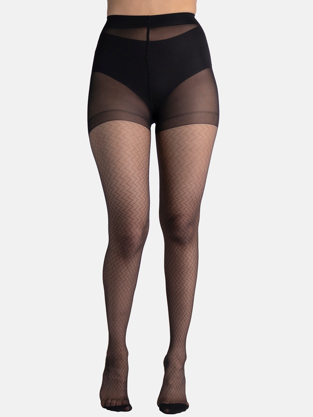 

Theater Women Black Solid Stockings