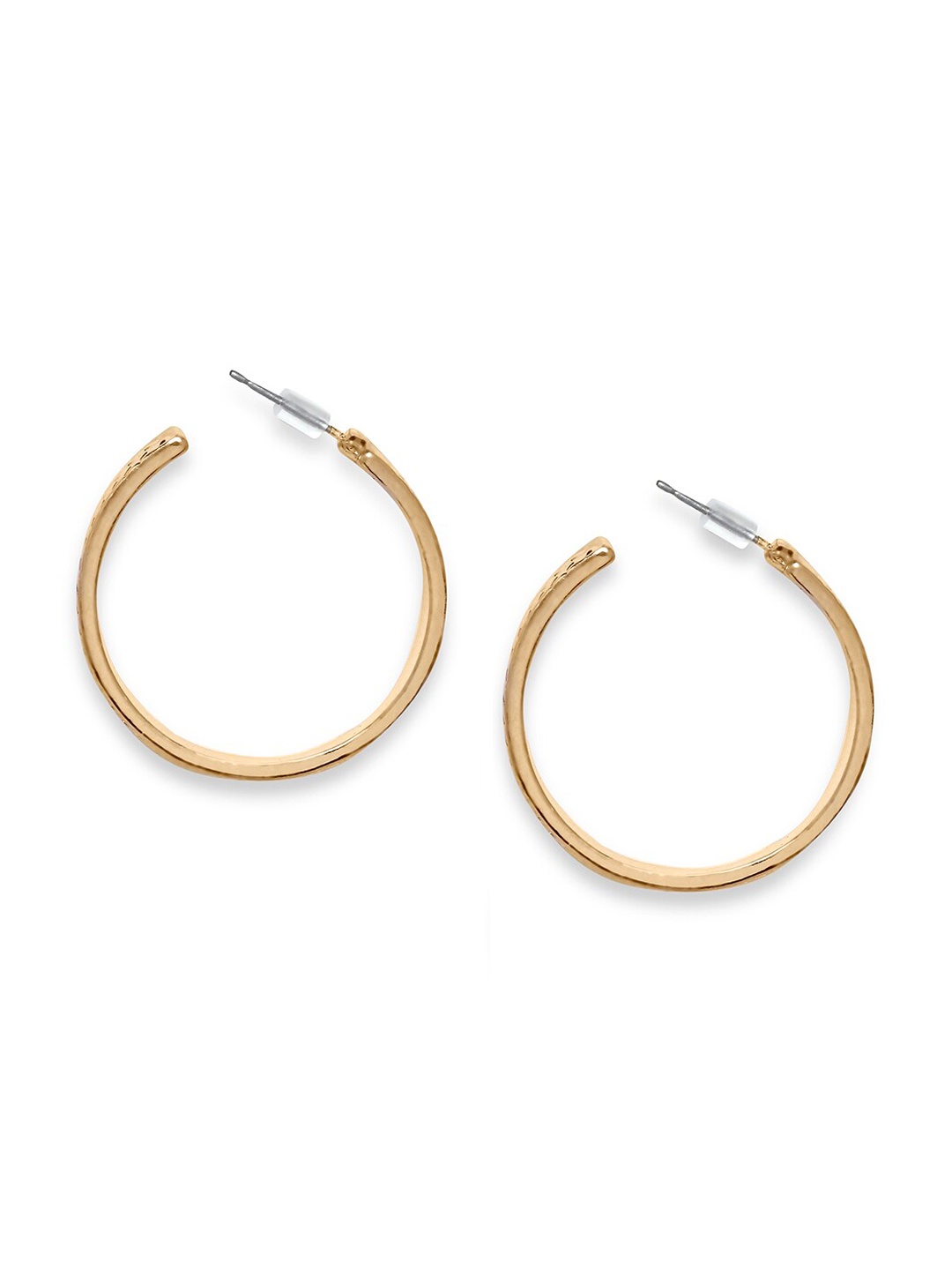

20Dresses Gold-Toned Circular Half Hoop Earrings
