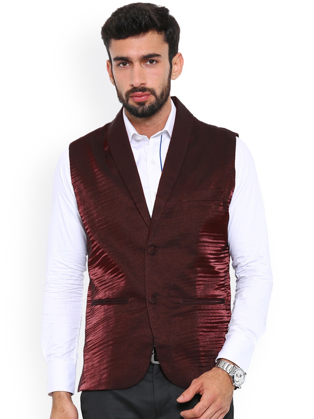 

Shaftesbury London Maroon Waistcoat