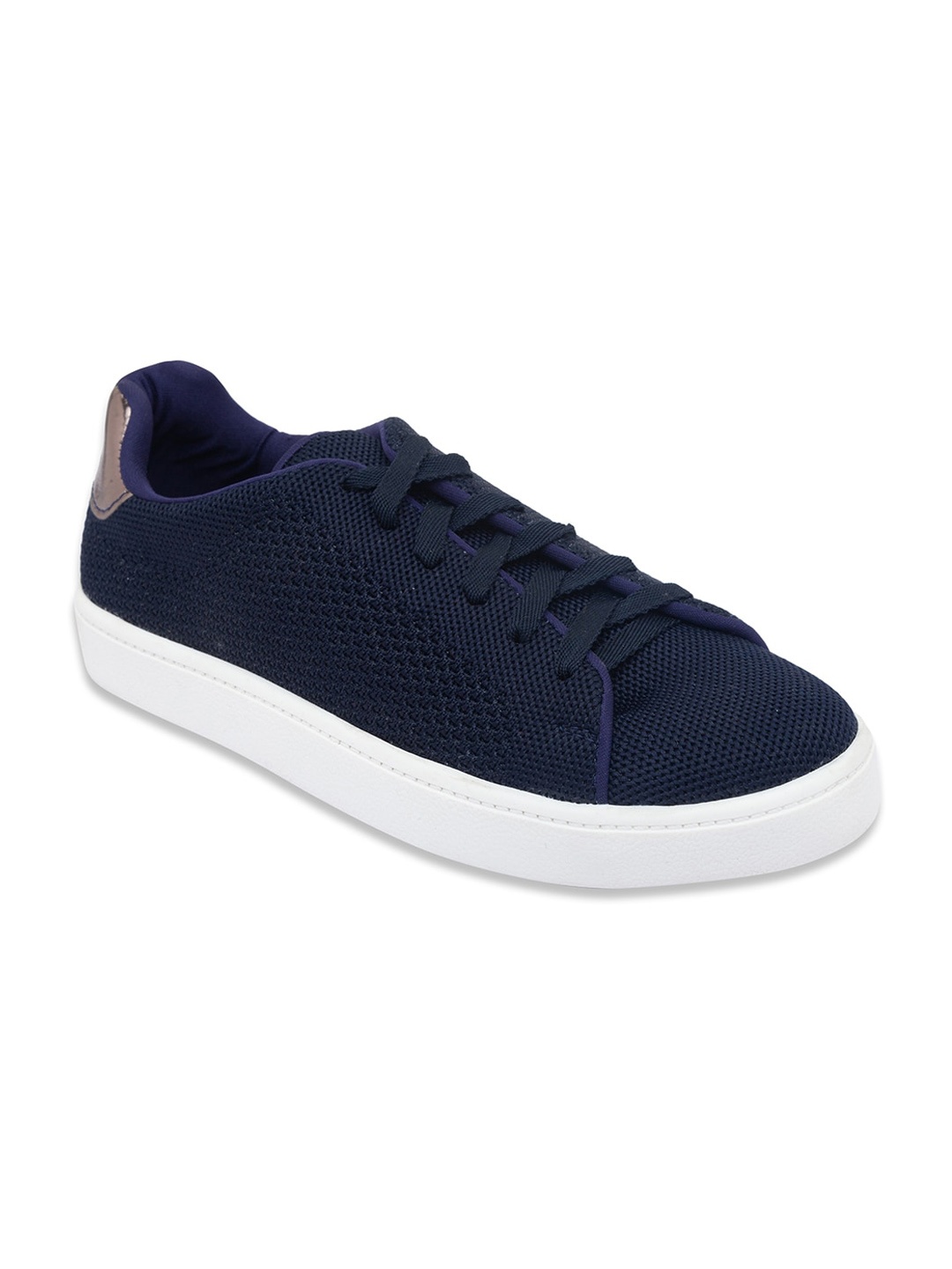 

CERIZ Women Navy Blue Woven Design Sneakers