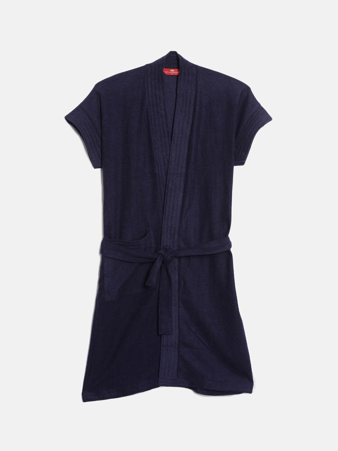 

GOLDSTROMS Boys Navy Blue Solid Bath Robe