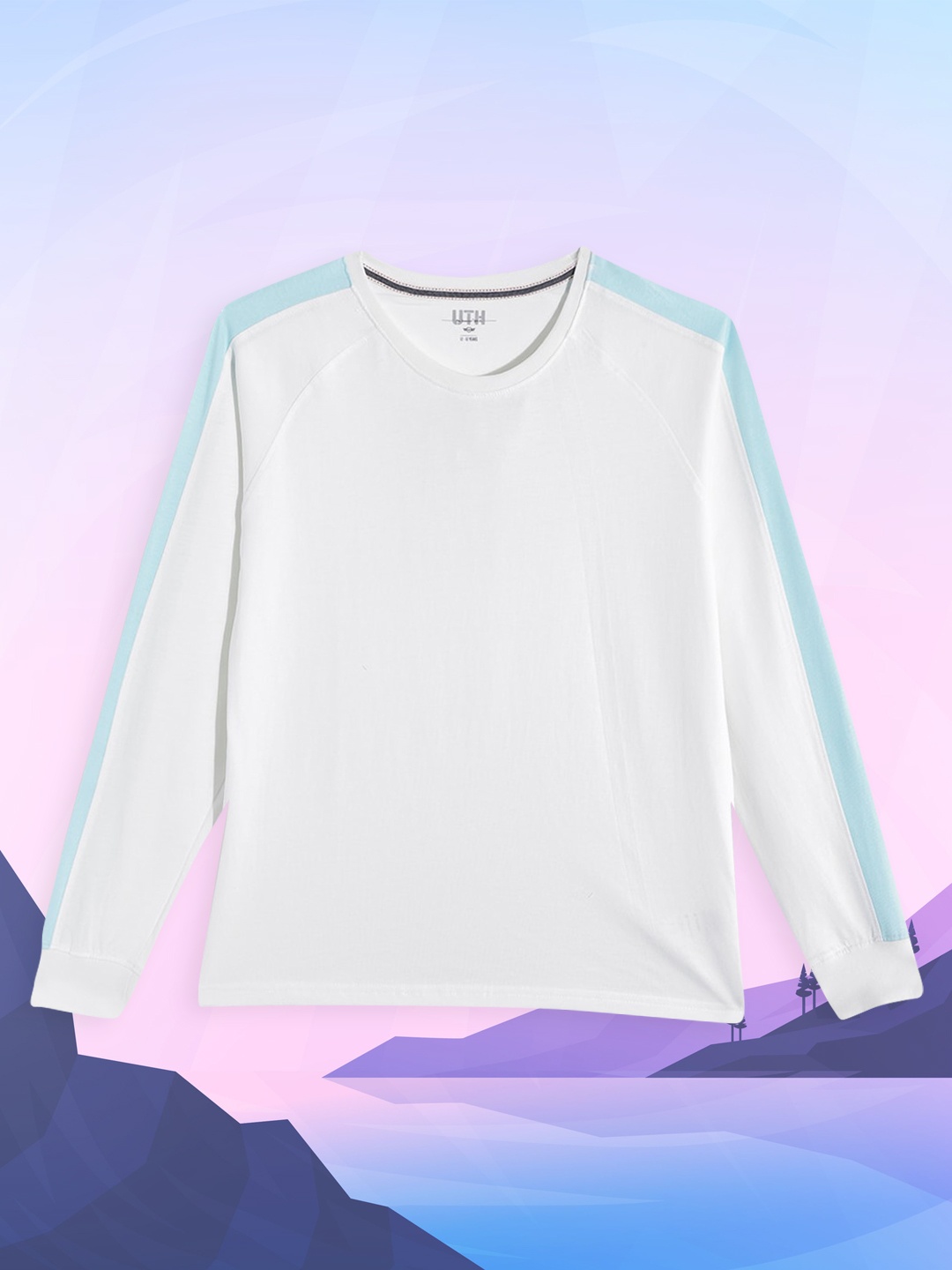 

UTH by Roadster Boys White Solid Pure Cotton T-shirt