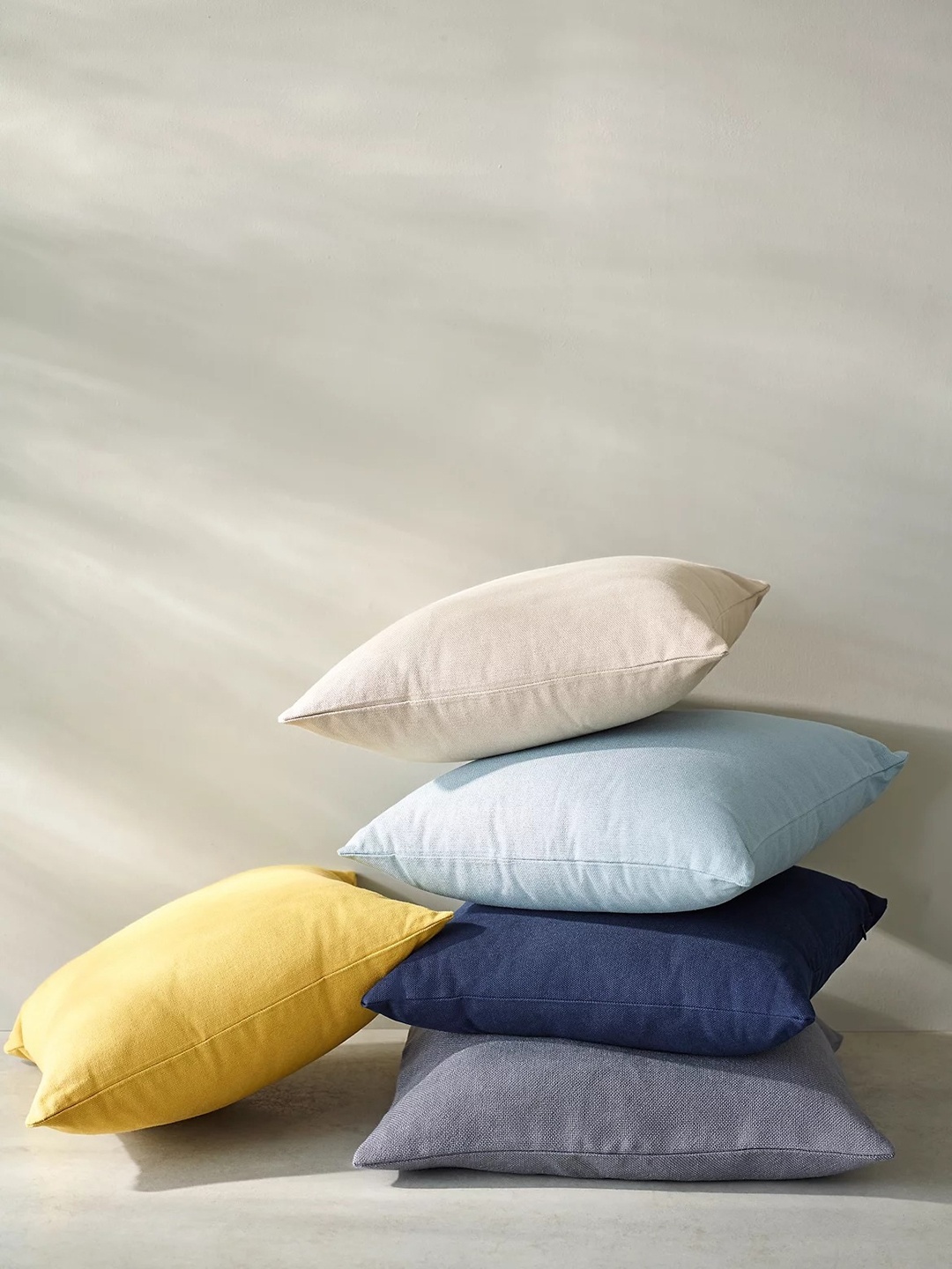 

Marks & Spencer Cotton Square Cushion, Blue