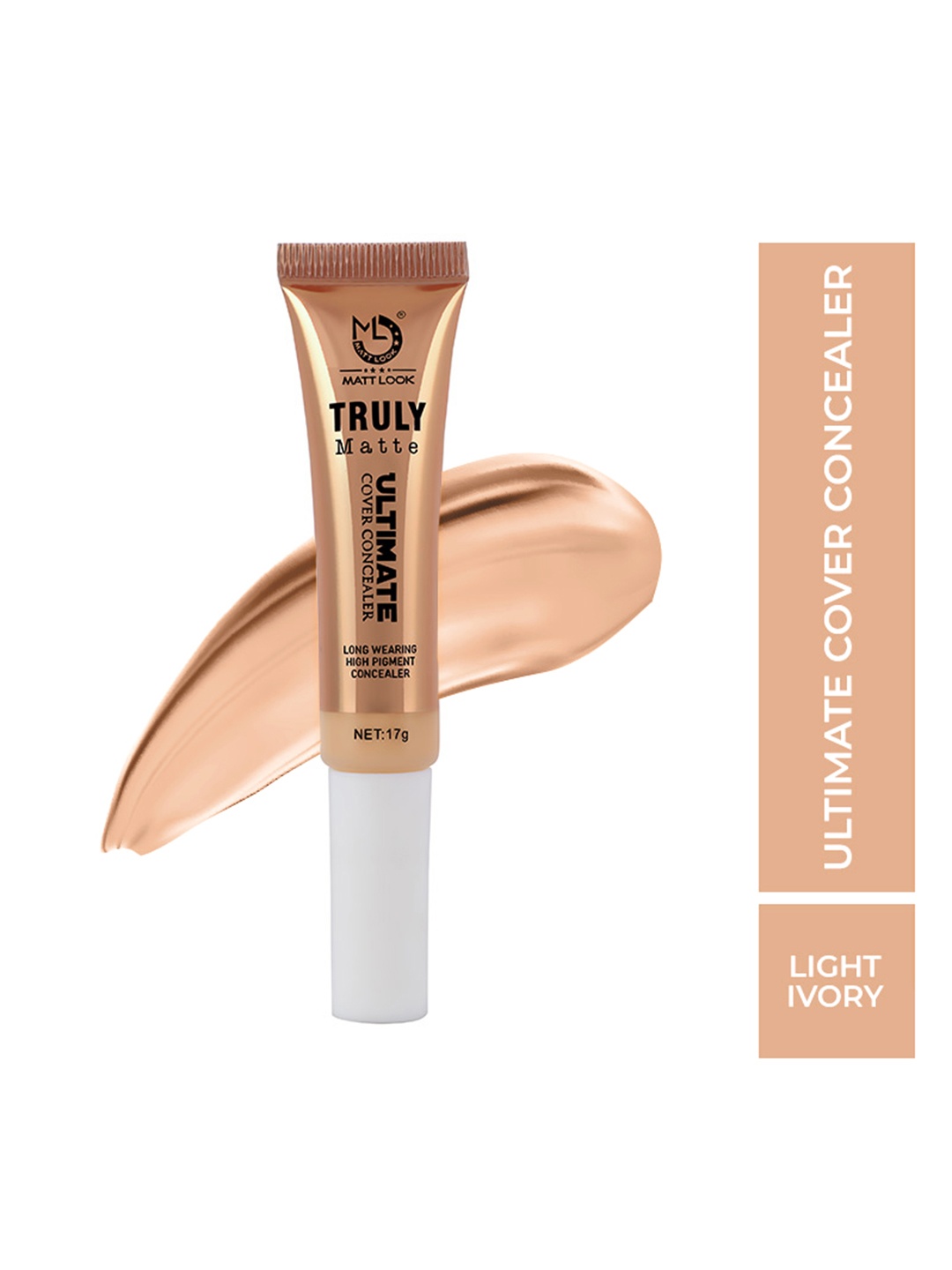 

MATTLOOK Truly Matte Ultimate Cover Concealer - Light Ivory, Beige
