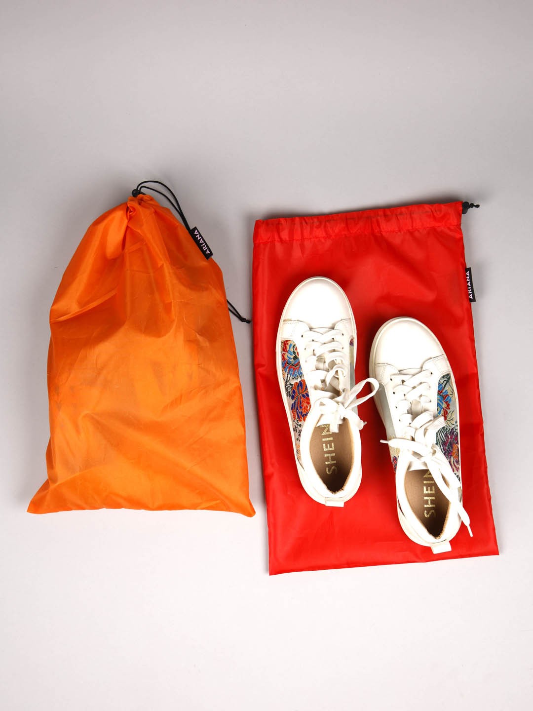 

Ariana Set Of 2 Shoe Organisers, Orange
