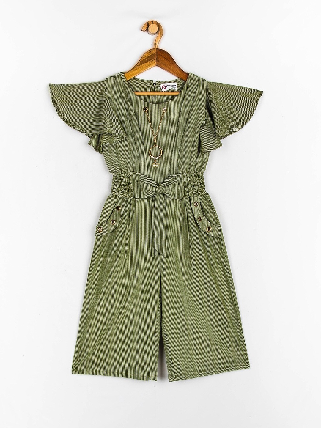 

Peppermint Girls Green Jumpsuit
