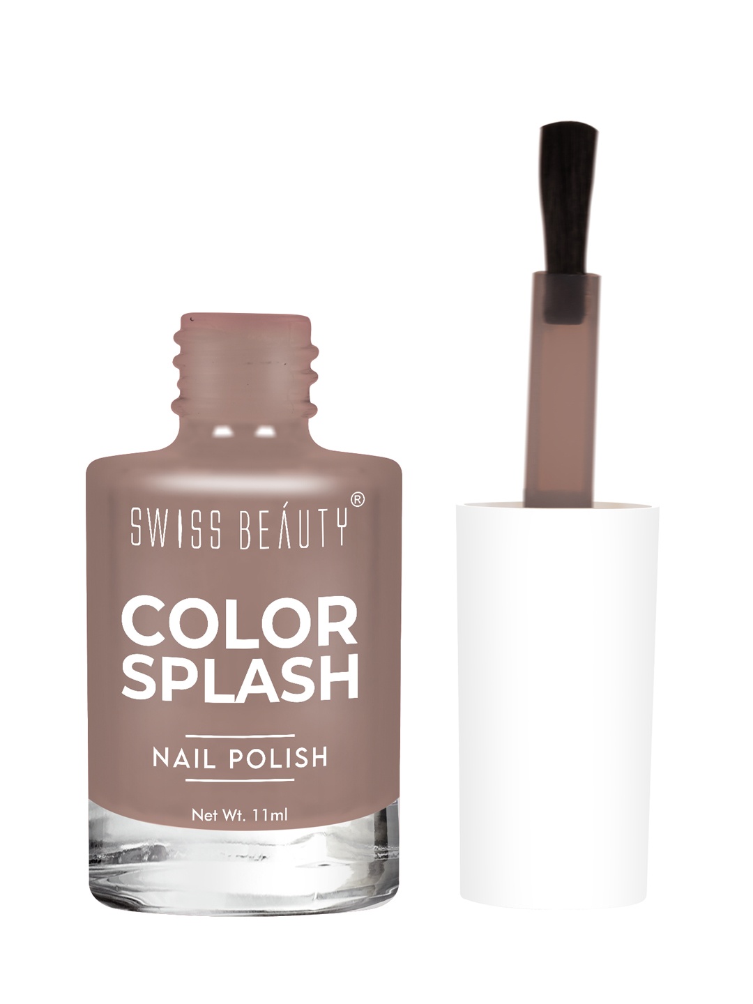 SWISS BEAUTY Long-Lasting Quick Dry Color Splash Nail Polish - 03, Nude