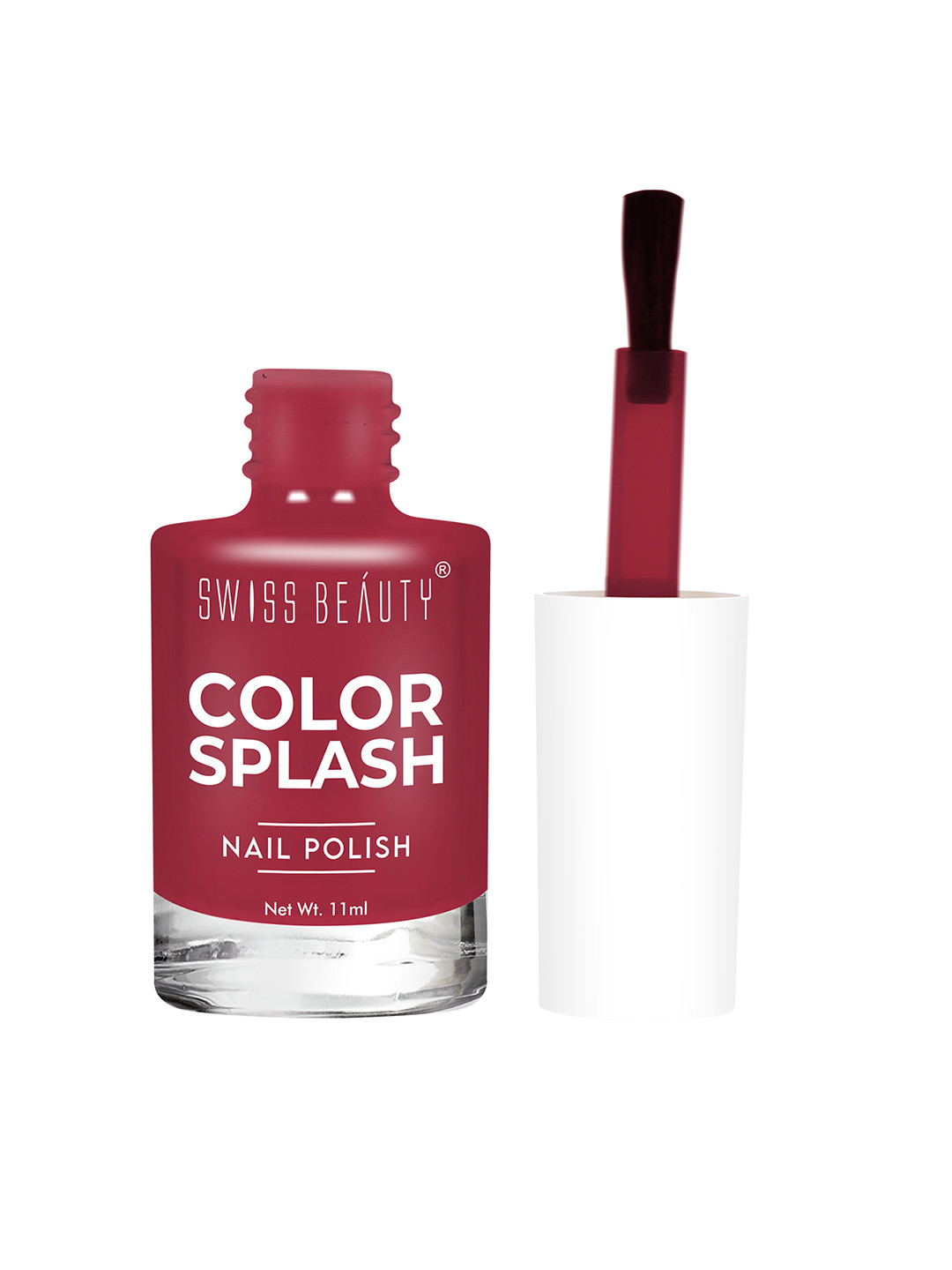 

SWISS BEAUTY Color Splash Nail Polish 11 ml - 52, Red