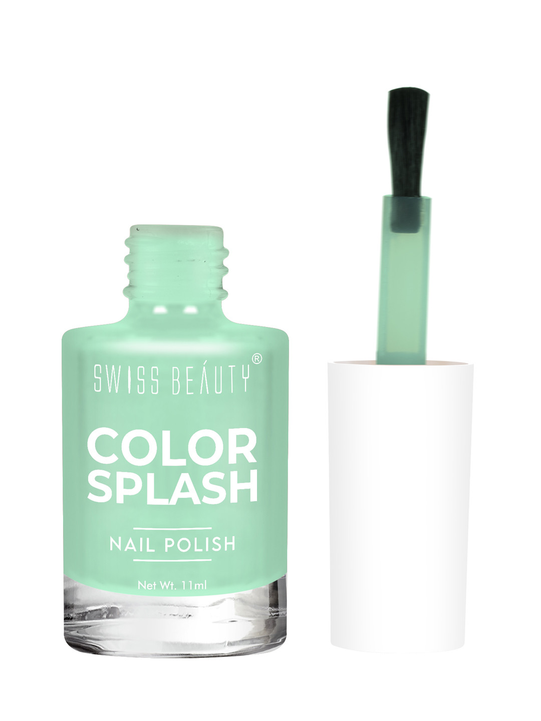 

SWISS BEAUTY Long-Lasting Quick Dry Color Splash Nail Polish - 14, Green